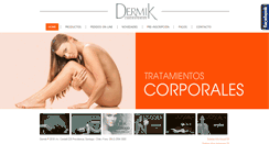 Desktop Screenshot of dermik.cl